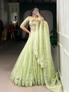 Lnb1100 Allen Crush Lehenga With Blouse Dupatta Suppliers In India